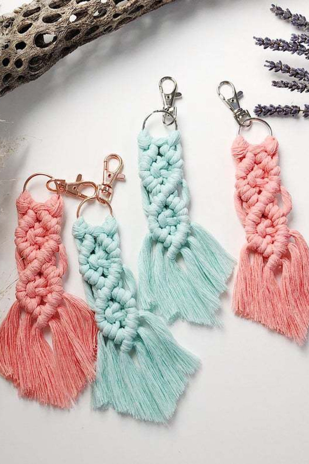 Braided Fringe Keychain