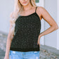 Rhinestone Spaghetti Strap Cami