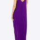 Spaghetti Strap V-Neck Pocket Maxi Dress