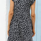 Butterfly Sleeve Round Neck Dress