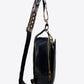 Adjustable Strap PU Leather Sling Bag