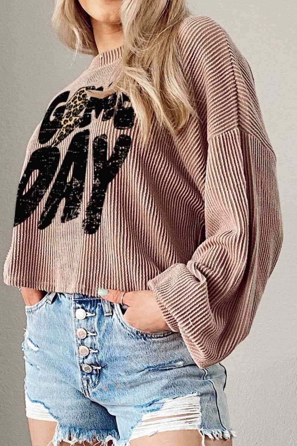 GAME DAY Graphic Blouse