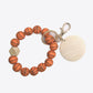 4-Pack Wristlet Wooden Bead Key Chain