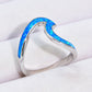 Opal Contrast 925 Sterling Silver Ring
