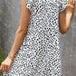 Butterfly Sleeve Round Neck Dress