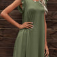 Butterfly Sleeve Round Neck Dress