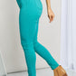 Hyper-Stretch Mid-Rise Skinny Jeans | Sea Green