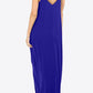 Spaghetti Strap V-Neck Pocket Maxi Dress