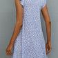 Butterfly Sleeve Round Neck Dress